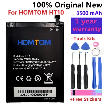 100% Оригинальная Новинка Для Homtom HT10 Аккумулятор 3500 мАч для смартфона HOMTOM HT10 Batteria + Бесплатные инструменты