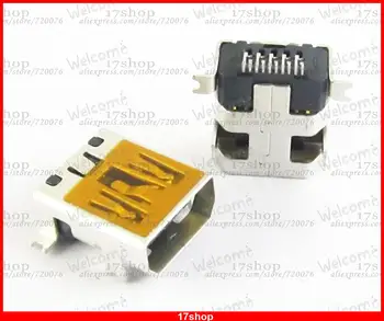 100 шт Мини-USB разъем-розетка 10-контактный DIP