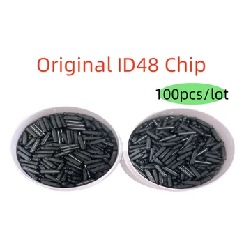 100шт оригинальный ID48 стеклянный чип автоматический транспондер чип ID 48 чип для VW Audi Skoda Honda заготовка ключа автомобиля