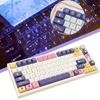 132 Клавиши Constellation PBT Keycaps XDA Profile MX Switch Аниме милый колпачок для клавиатуры DIY механическая игровая клавиатура на заказ