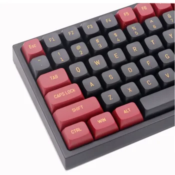 149 Клавиш CSA Profile PBT Keycaps Для Игровой Механической клавиатуры Cherry Mx Switch Double Shot Черный, Красный Keycap Custom DIY Gk61