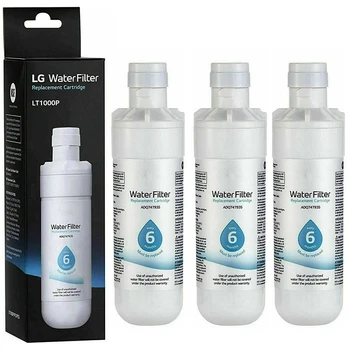 3 упаковки Подходит для LG-LT1000P ADQ747935 Замена фильтра для холодной воды в холодильнике