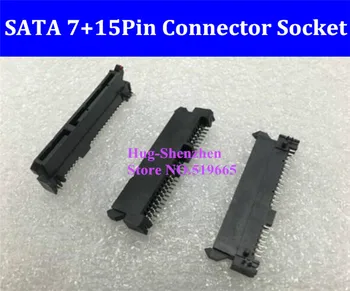 7 + 15Pin 15 + 7P 22PIN разъем для интерфейса жесткого диска SATA под углом 90 градусов H:4.2mm
