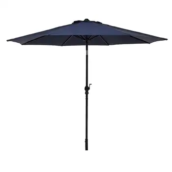 7,5-футовый темно-синий зонт для патио с навесом