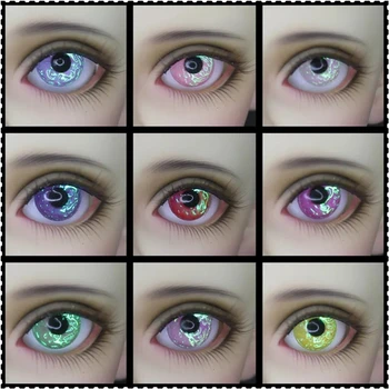BJD Eyes кукольные глаза 8 мм-26 мм кукольные градиентные акриловые глаза для игрушек 1/8 1/6 1/4 1/3 SD DD аксессуары для кукол 8 мм-26 мм кукольные глаза