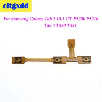 cltgxdd 1 шт. Кнопки включения/выключения питания и регулировки громкости, Гибкий Кабель Для Samsung Galaxy Tab 3 10,1 GT-P5200 P5210 P5220 Tab 4 T530 T531