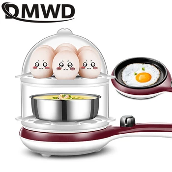 DMWD Многофункциональная Мини-Электрическая плита для приготовления омлета с антипригарным покрытием, Сковорода для приготовления яиц, Стейк для приготовления блинов на завтрак