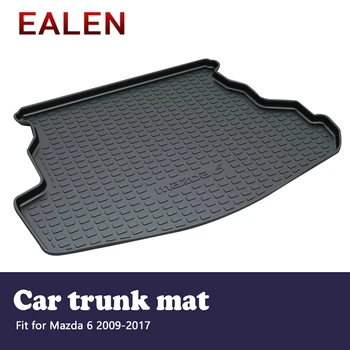 EALEN для Mazda 6 2009 2010 2011 2012 2013 2014 2015 2016 2017 Противоскользящий коврик для багажника, аксессуары, 1 комплект, автомобильный грузовой коврик для заднего багажника