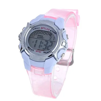 Fashion Children Girls Digital LED Quartz Alarm Date Sports Wrist Watch часы мужские наручные relojes automáticos mecánicos