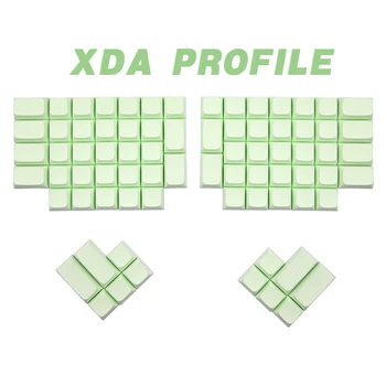 GMK-KEY XDA Profile Ergodox keycaps pbt пустой колпачок для ключей ergodox MX Switches Механическая игровая клавиатура светло-зеленый колпачок для клавиш