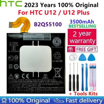 HTC 100% Оригинальный Аккумулятор мобильного телефона 3500 мАч Высокой Емкости B2Q55100 Аккумулятор для телефона HTC U12/U12 Plus 3420 мАч + Набор инструментов