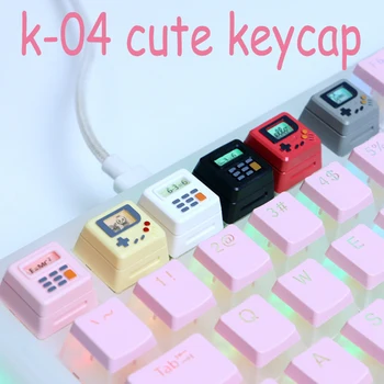 K-04 Keycap Милый колпачок для ключей 3в1 для механической клавиатуры Классический Ретро милый прозрачный Костюм кнопка Персонализированные колпачки для ключей