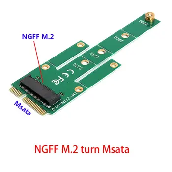 M.2 B Ключ SSD к MSATA MINI PCIE Адаптер Конвертер Карты Для NGFF 22x30 мм 22x42 мм 22x60 мм 22*80 мм Поддержка SSD Функции загрузки