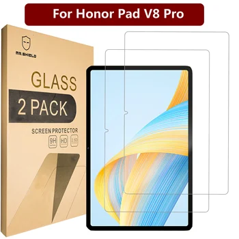 Mr.Shield [2 упаковки] Защитная пленка для экрана Honor Pad V8 Pro [Закаленное стекло] [Японское стекло твердостью 9H] Защитная пленка для экрана
