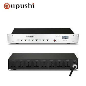 Oupushi SX-3030 8 розеток, Секвенсор питания, кондиционер, цифровой контроллер питания Pro Audio