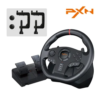 PXN V900 6 В 1 Игровое Рулевое колесо Volante Racing Wheel для PS4, PS3, Xbox one/Xbox серии S & X, Nintendo Switch, ПК с Windows