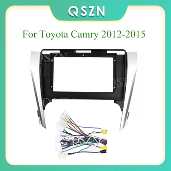 QSZN Автомобильные Аксессуары 2 Din 10,1 Дюймов Радио Панель DVD GPS MP5 Панель Рамка Для Toyota Camry 2012-2015