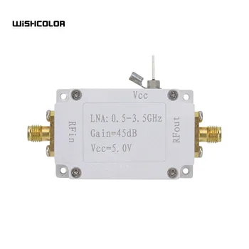 Wishcolor 0,5-3,5 ГГц LNA малошумящий усилитель 45 дБ с высоким коэффициентом усиления радиочастотный аксессуар для GPS Beidou GLNSS