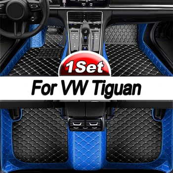 Автомобильные Коврики Для VW Volkswagen Tiguan L PHEV 2019 2020 2021 2022 Пользовательские Накладки Для Ног Автомобильный Ковер Аксессуары Для Интерьера