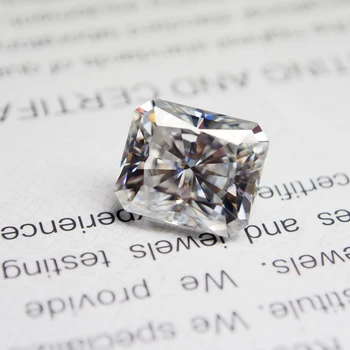 бриллиант из белого муассанита сияющей огранки 3 * 5 мм, 0,3 карата, Россыпной муассанит