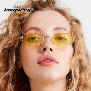 Винтажные солнцезащитные очки KUMARRY, Мужские/Женские Солнцезащитные очки, Брендовые Дизайнерские Солнцезащитные очки в стиле хип-хоп, Уличная одежда для глаз, gafas de sol UV400