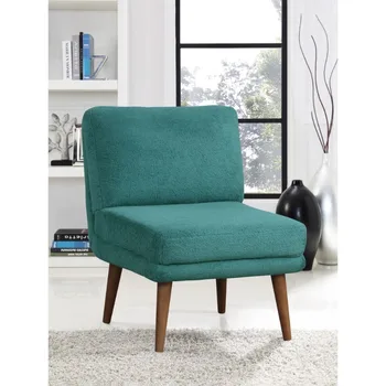 Гламурное Кресло для отдыха из ткани бирюзового цвета