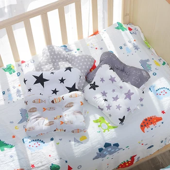 Детская подушка Для Новорожденных Вогнутая Мультяшная подушка С принтом Формирующая Подушка