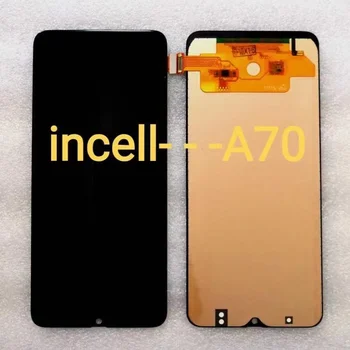 Для Galaxy A70 ЖК-экран incell и дигитайзер в полной сборке (черный) AAA + качество 2020