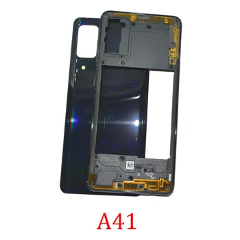 Задняя крышка Средней рамки Для Samsung Galaxy A41 A415F A415 Оригинальный Телефон Новый Корпус Шасси С задней панелью Кнопки Корпуса Запчасти