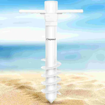 Заземляющая вилка Основание зонта Сверхмощная подставка Аксессуары для наружного пляжа колья для кемпинга