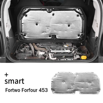 Звукоизоляционный коврик для двигателя заднего капота, Хлопковый звукоизоляционный коврик, термоизоляционный коврик для Smart Fortwo Forfour 453