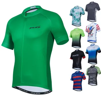 Зеленая Велосипедная Майка Pro Team Мужская Велосипедная Одежда Быстросохнущая MTB Велосипедная Майка Дышащая Велосипедная Рубашка Дорожная Велосипедная Одежда