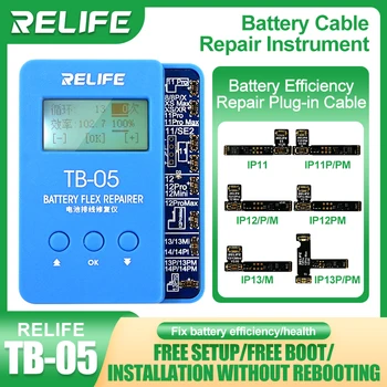 Инструмент для ремонта кабеля аккумулятора RELIFE TB-05, для ремонта эффективности работы аккумулятора, подключаемый кабель, подходящий для ремонта эффективности работы аккумулятора