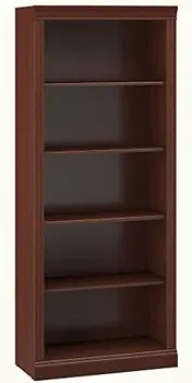 Книжный шкаф с 5 Полками из Урожайной вишни