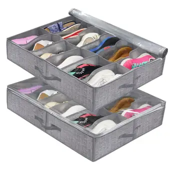 Коробка для хранения обуви из полезной нетканой ткани, влагостойкая для обуви на высоком каблуке, органайзер для обуви, контейнер для обуви