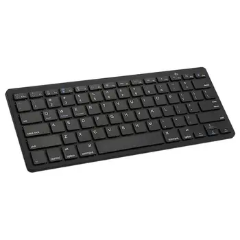 Маленькая беспроводная клавиатура Легкая клавиатура для быстрого набора текста Плоская Беспроводная компьютерная клавиатура без звука для настольного ноутбука