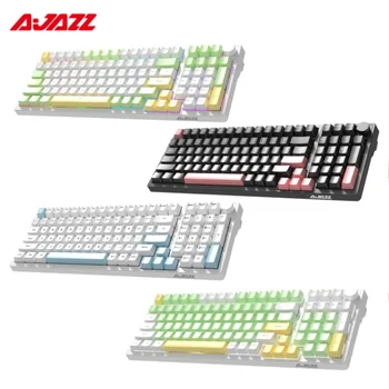 Механическая клавиатура AJAZZ AK992 RGB, 99 клавиш, беспроводная игровая клавиатура Bluetooth с подсветкой, трехрежимная для портативных ПК Mac Windows