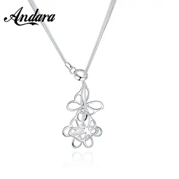 Модное серебряное ожерелье 925 пробы с тремя подвесками в виде бабочек для женщины, гламурный ювелирный подарок