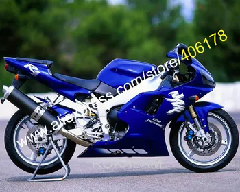 Мотоциклетная деталь для Yamaha YZFR1 1998 1999 Обтекатель YZF R1 YZF-R1 YZR1000 R1 98 99 Синий обтекатель (литье под давлением)