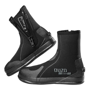 Новые 5 мм Неопреновые ботинки для Дайвинга, Профессиональная Обувь для серфинга, дайвинга, плавания, подводной Охоты, устойчивая к ударам, теплая Парусная обувь для дайвинга