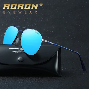 Новые мужские поляризованные солнцезащитные очки true color film в большой оправе A310