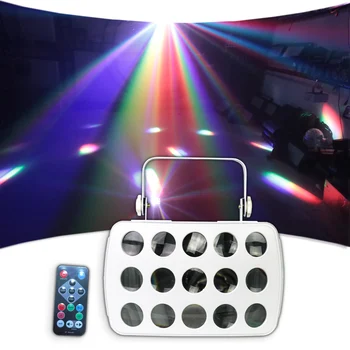 Новый 36 Вт RGBW светодиодный лазерный проектор Disco DJ Эффект освещения сцены Вечеринка Танцевальный бар клуб DMX Свадебная лампа-бабочка