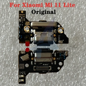 Новый оригинал для Xiaomi Mi 11 Lite, поддержка быстрой USB-док-станции для зарядки + Микрофон + Интерфейс передачи данных модуля зарядки