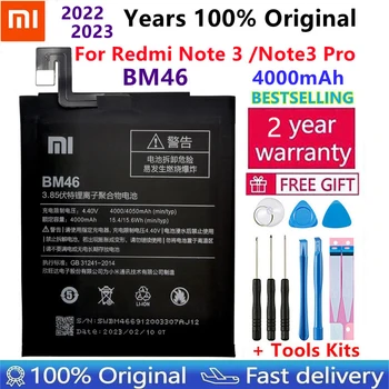 Новый Оригинальный Аккумулятор BM46 Высокой Емкости 4000 мАч Для мобильного телефона BM46 Для Xiaomi Redmi Note 3 note3 Pro/Prime Battery + Бесплатные Инструменты