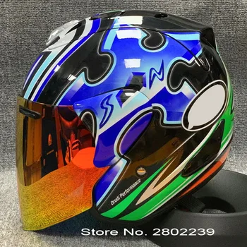 Новый Шлем с открытым лицом SZ-Ram4 VZ-RAM, Мотоциклетный шлем с большими глазами, Для Езды по мотокроссу, Мотоциклетный шлем