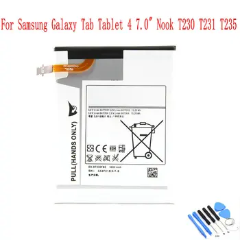 Оригинальный Аккумулятор EB-BT230FBE BT239ABE 4000 мАч Для Samsung Galaxy Tab 4 7,0 SM-T230 SM-T231 SM-T235 Планшетный ПК