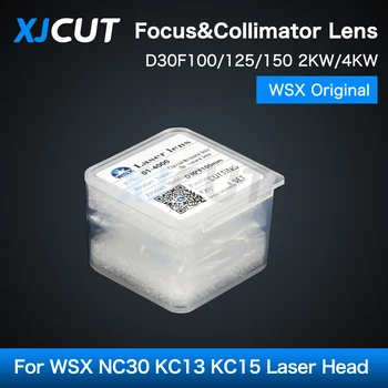 Оригинальный Коллимирующий объектив XJCUT WSX Focus D30 F75 100 125 150 мм для Лазерной головки WSX KC13 KC15 NC30