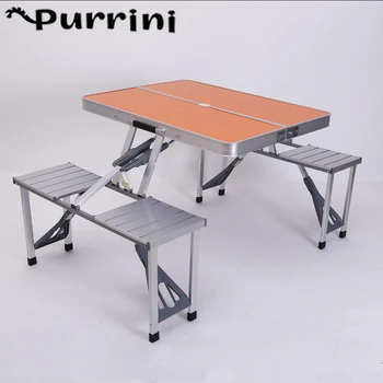 Открытый складной стол Стул Кемпинг Стол для пикника из алюминиевого сплава Водонепроницаемый ультралегкий прочный складной стол Стол для набора