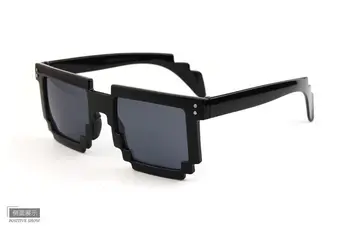Очки Thug Life, очки для борьбы с этим, очки Pixel, женские, мужские, черные солнцезащитные очки