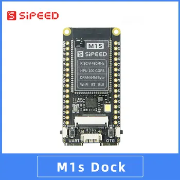 Плата разработки искусственного интеллекта Sipeed M1s Dock AI + IoT BL808 TinyML RISC-V Linux